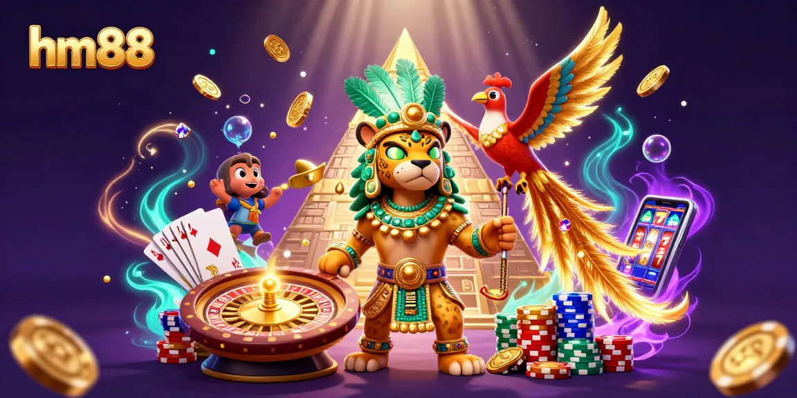 Play slots and win big at hm88 with jackpot features and lively casino action