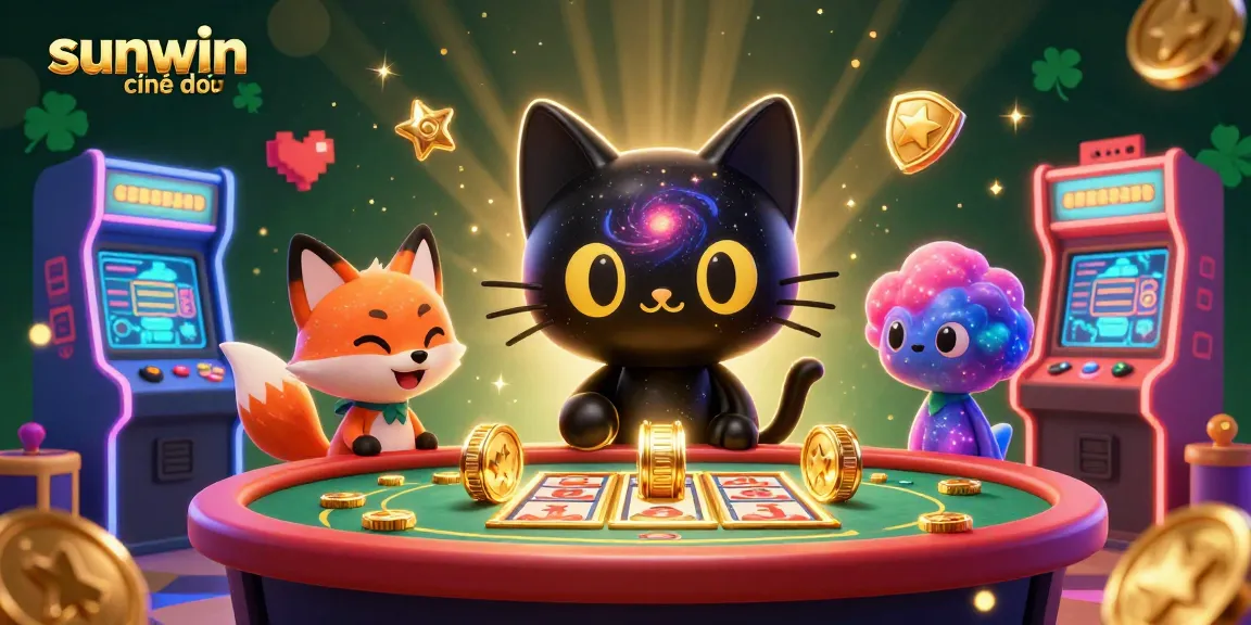 Engage with the vibrant scene of sunwin chính thức as cosmic characters attract golden slots and jackpot reels.